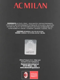 A.C. Milan Eau de tooilette uomo