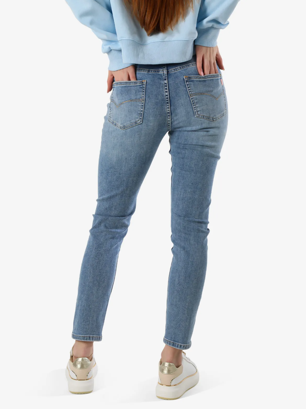 Ad'Oro Jeans donna regular fit a vita bassa - jeans