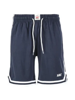 Aki Bermuda sportivi da uomo in felpa con coulisse e strisce laterali