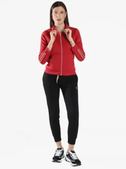 Aki Completo tuta da donna con zip intera e interno felpato - rosso