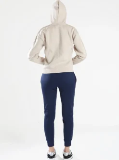 Aki Completo tuta da donna full zip con cappuccio - naturale