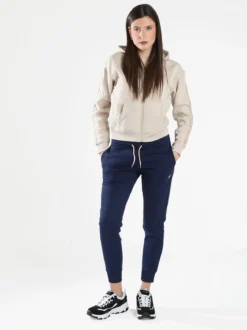 Aki Completo tuta da donna full zip con cappuccio - naturale