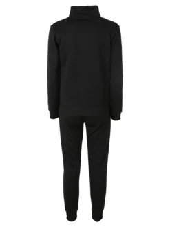 Aki Completo tuta donna 2 pezzi con zip intera e interno felpato - nero