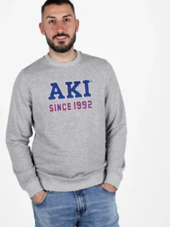 Aki Felpa girocollo da uomo leggera