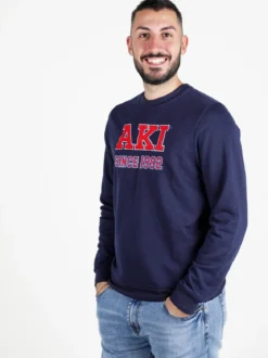 Aki Felpa girocollo da uomo leggera