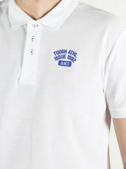 Aki Polo da uomo in cotone a maniche corte