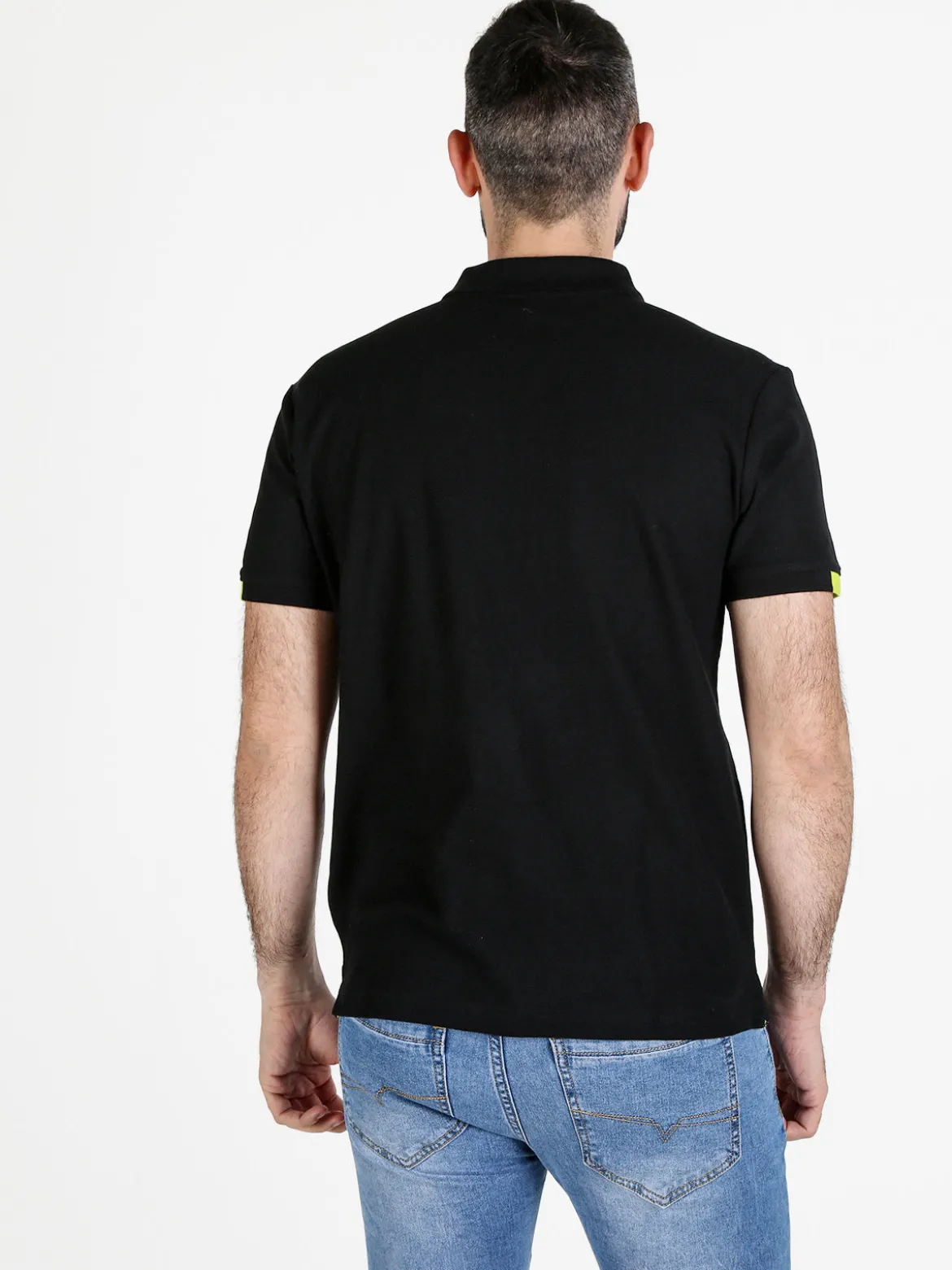 Aki Polo da uomo in cotone a maniche corte