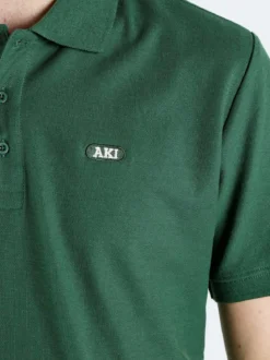 Aki Polo da uomo in cotone a maniche corte