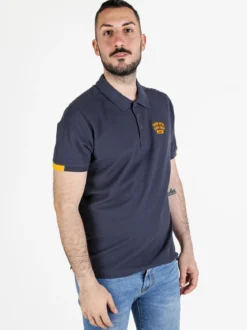 Aki Polo da uomo in cotone a maniche corte