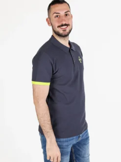 Aki Polo da uomo in cotone a maniche corte