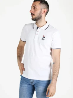 Aki Polo da uomo in cotone a maniche corte