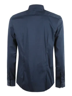 Akusawa Camicia uomo slim fit tinta unita