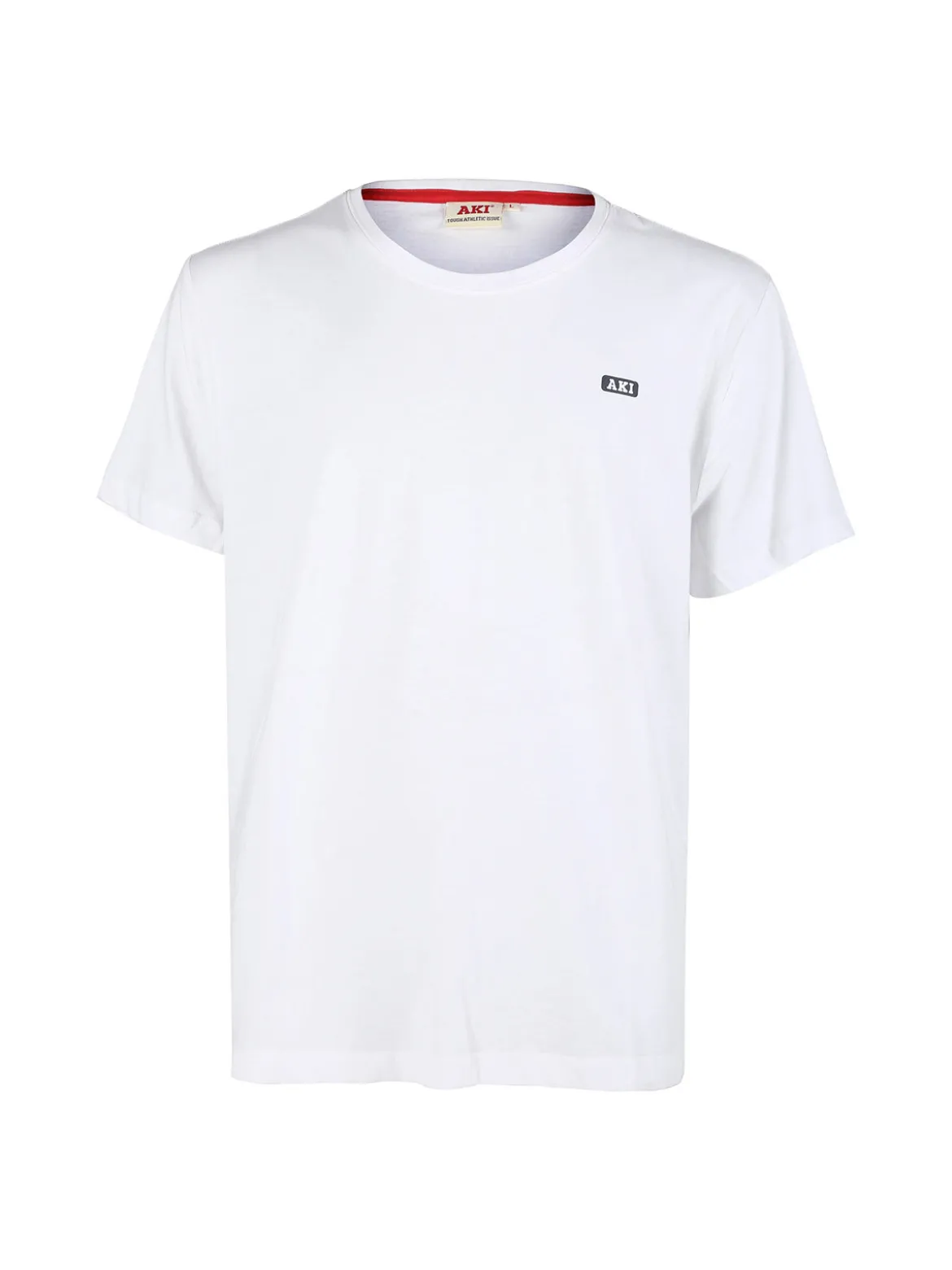 Aky T-shirt uomo in cotone tinta unita - bianco