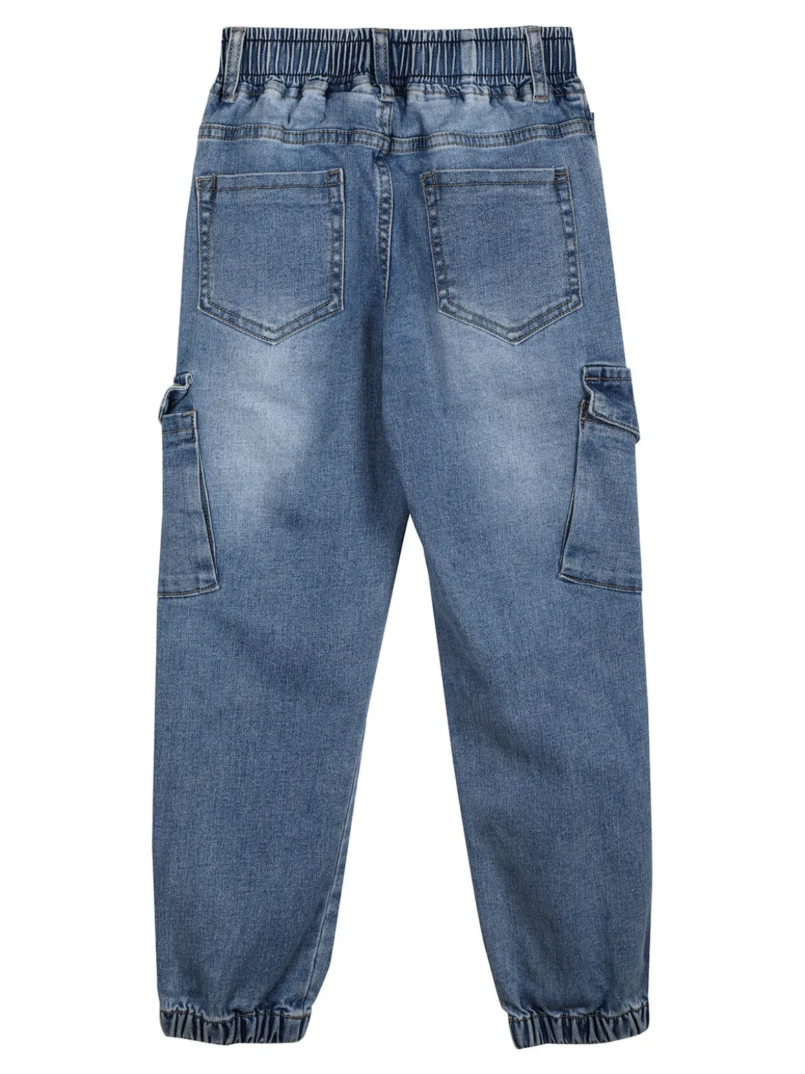 Alta Linea Jeans da bambino con tasconi e polsini
