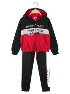 American Rap Completo tuta da bambina 2 pezzi in caldo cotone