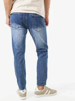 Andrea Falco Jeans da uomo con strappi a vita bassa - jeans