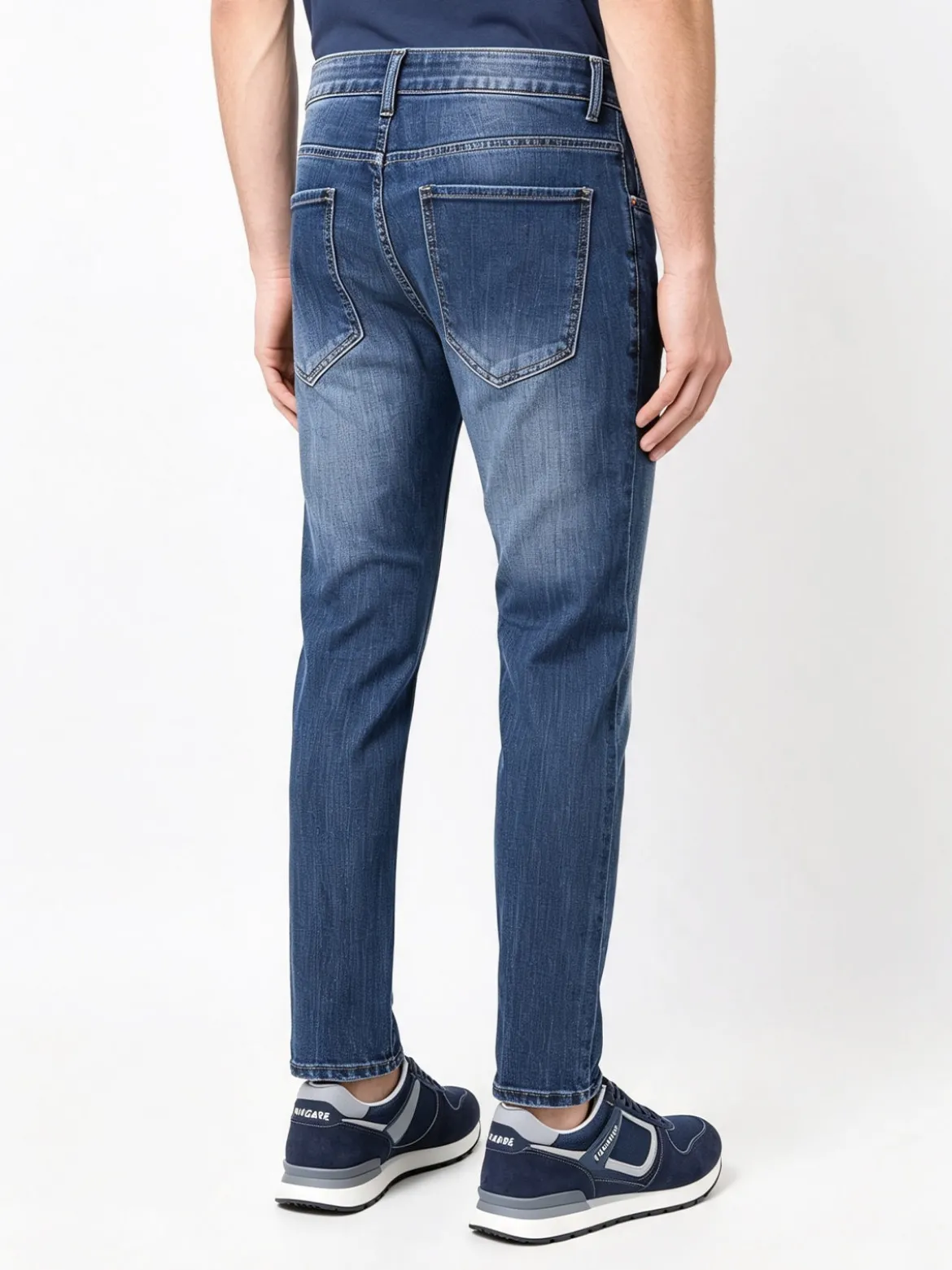 Andrea Falco Jeans da uomo slim fit a vita bassa - jeans