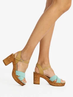 Andrea Pierago Sandali in pelle donna con tacco