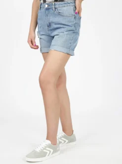 Angelica 2000 Bermuda mom in jeans vita alta