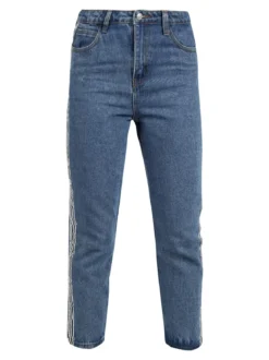 Angelica 2000 Jeans boyfriend con bande