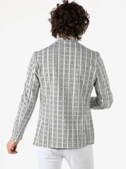 Ange Wear Blazer da uomo a quadretti