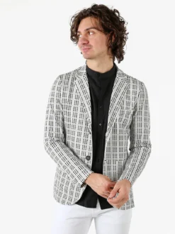Ange Wear Blazer da uomo a quadretti