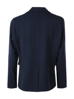 Ange Wear Blazer da uomo leggero con bottoni - blu scuro