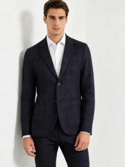 Ange Wear Blazer uomo a quadri
