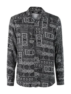 Ange Wear Camicia uomo leggera con stampe