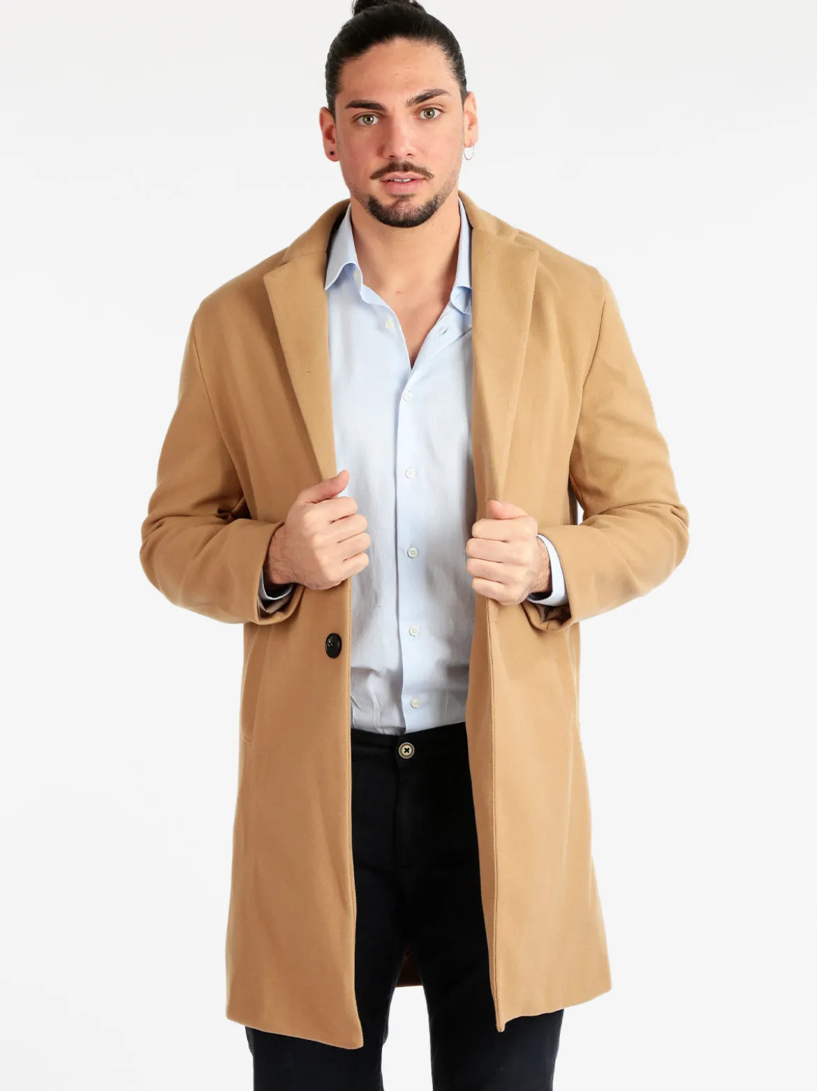 Ange Wear Cappotto da uomo classico