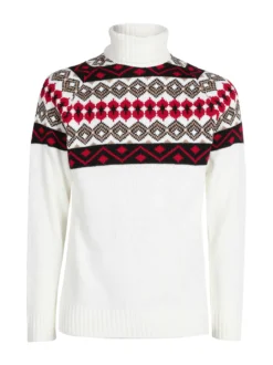 Ange Wear Maglione dolcevita natalizio da uomo