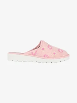 A Piedi Liberi Pantofole donna in feltro con fiori