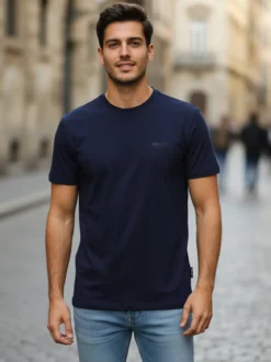 Armata Di Mare T-shirt da uomo in cotone - blu scuro