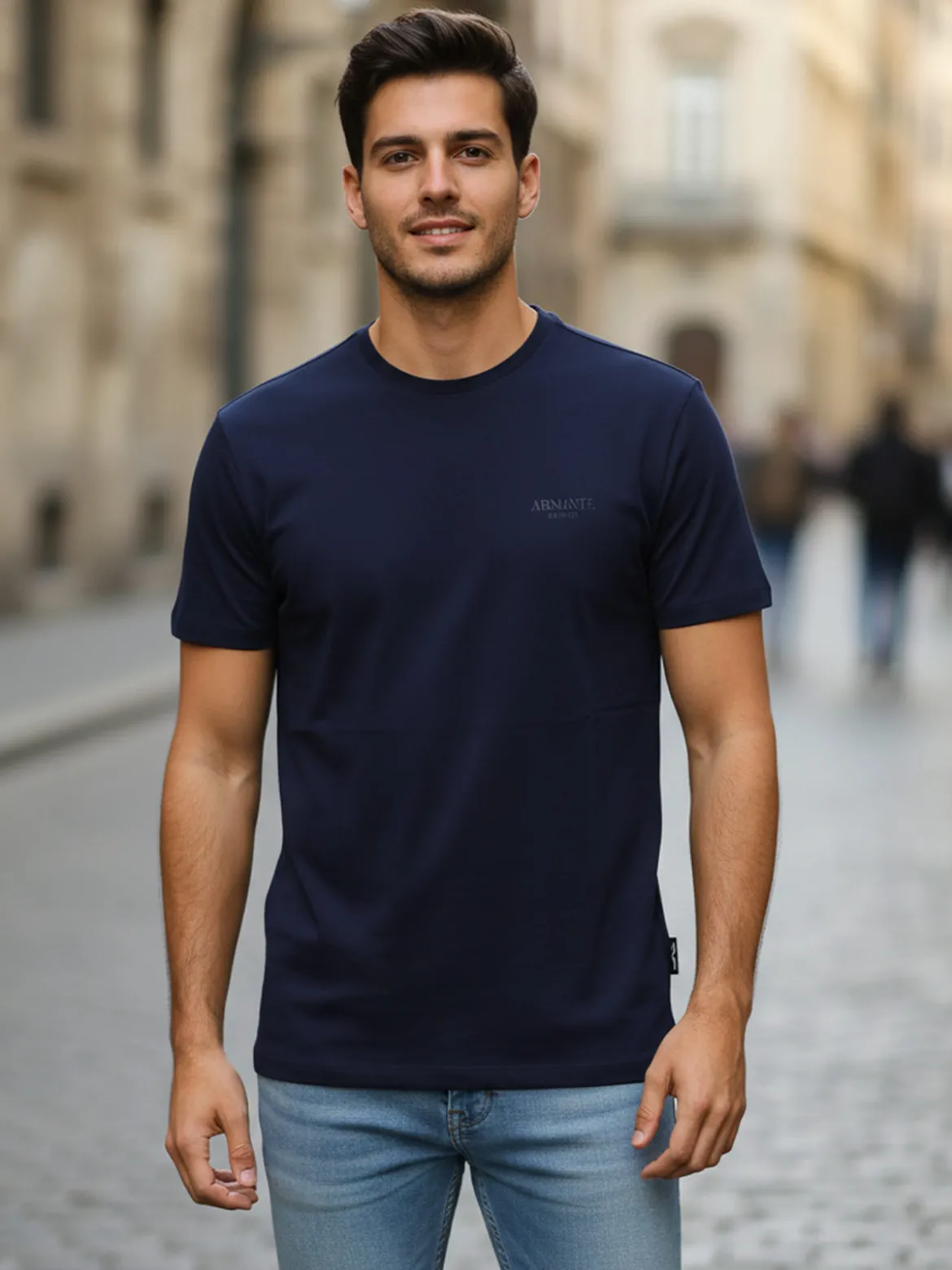 Armata Di Mare T-shirt da uomo in cotone - blu scuro
