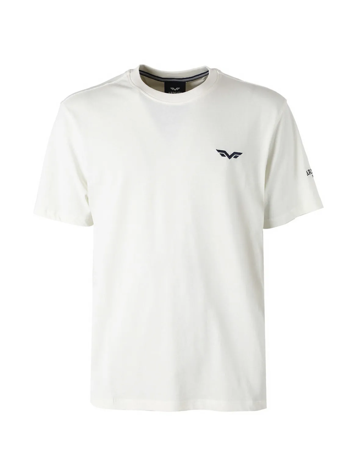 Armata Di Mare T-shirt girocollo da uomo in cotone - panna