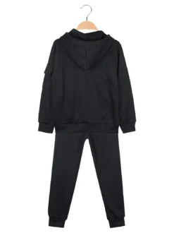 Armata Militare Completo 3 pezzi da bambino con cappuccio e zip - blu scuro