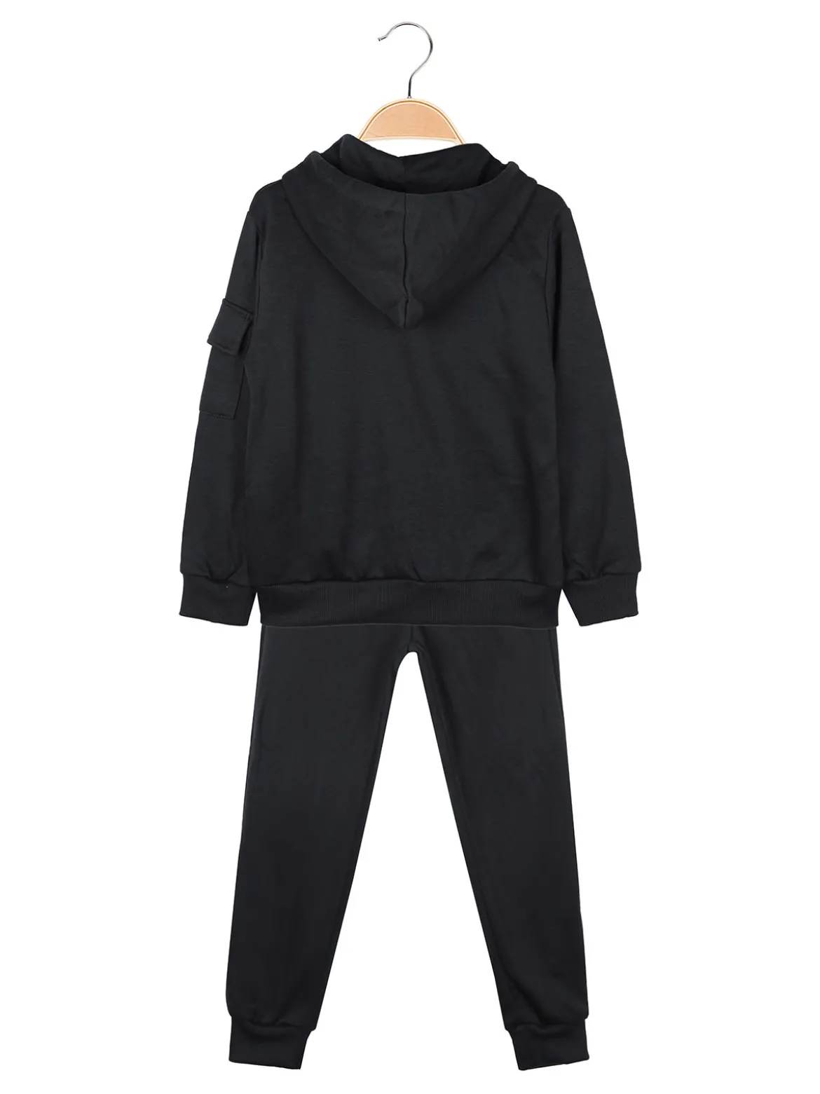 Armata Militare Completo 3 pezzi da bambino con cappuccio e zip - blu scuro
