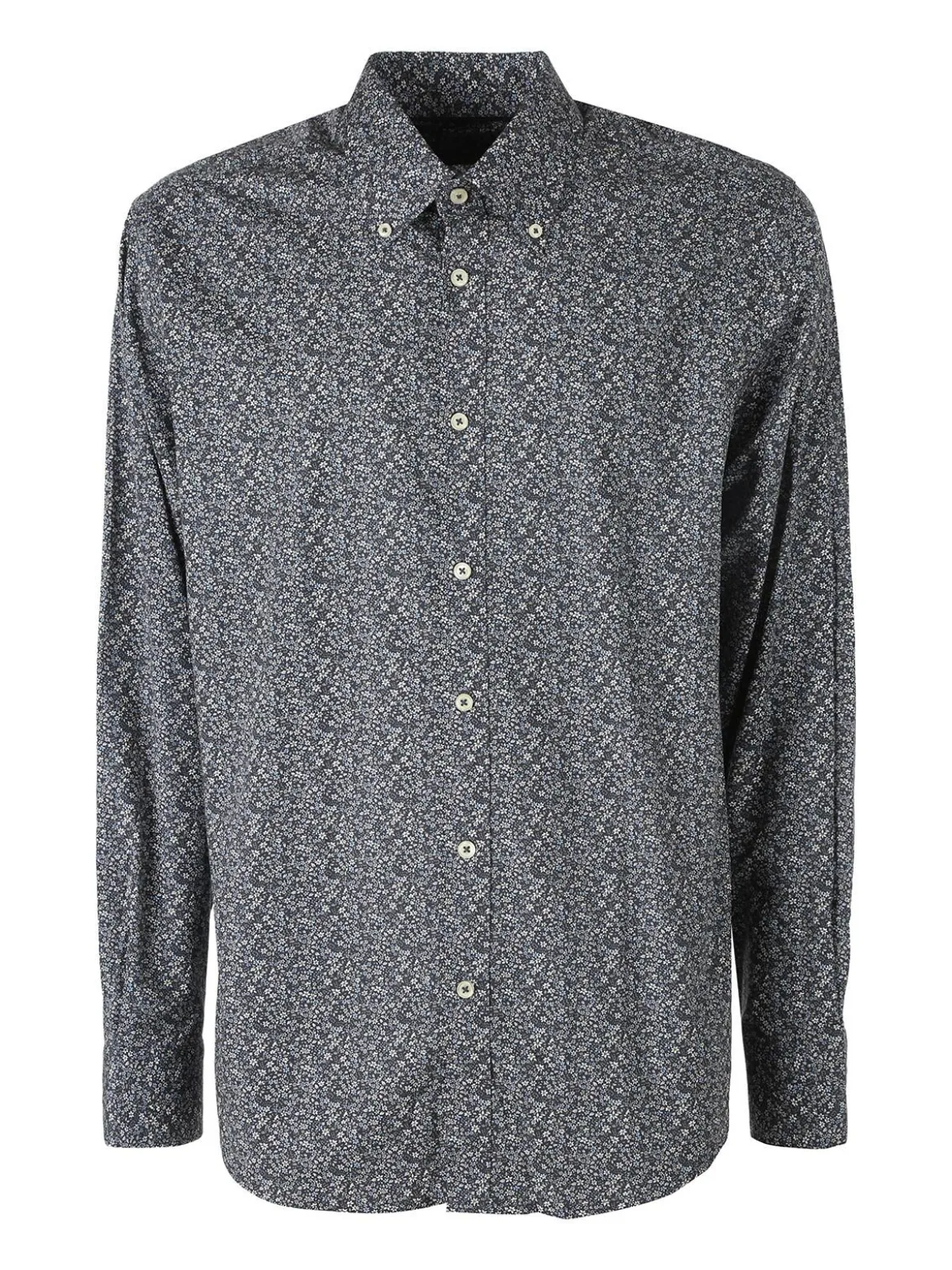 Ascot Sport Camicia da uomo con stampe in cotone elasticizzato - multicolore