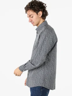 Ascot Sport Camicia da uomo con stampe in cotone elasticizzato - multicolore