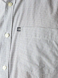 Ascot Sport Camicia in cotone da uomo a maniche lunghe con stampe a pallini - multicolore