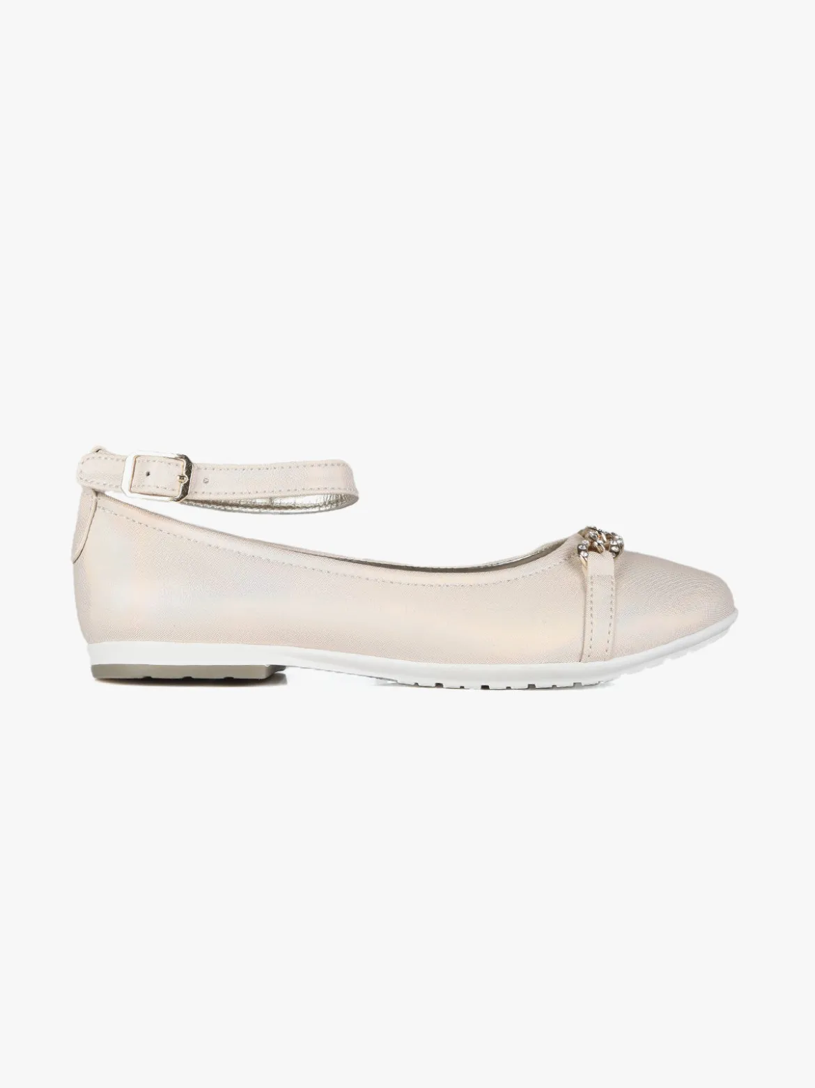 Asso Ballerine da bambina con catena e strass