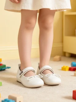 Asso Ballerine da bambina con cinturino
