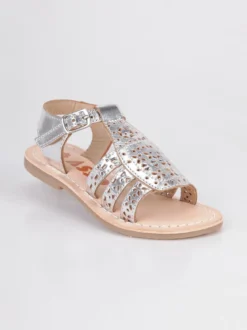 Asso Sandali in pelle traforati da bambina