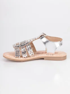 Asso Sandali in pelle traforati da bambina