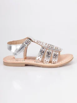 Asso Sandali in pelle traforati da bambina