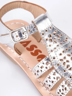 Asso Sandali in pelle traforati da bambina