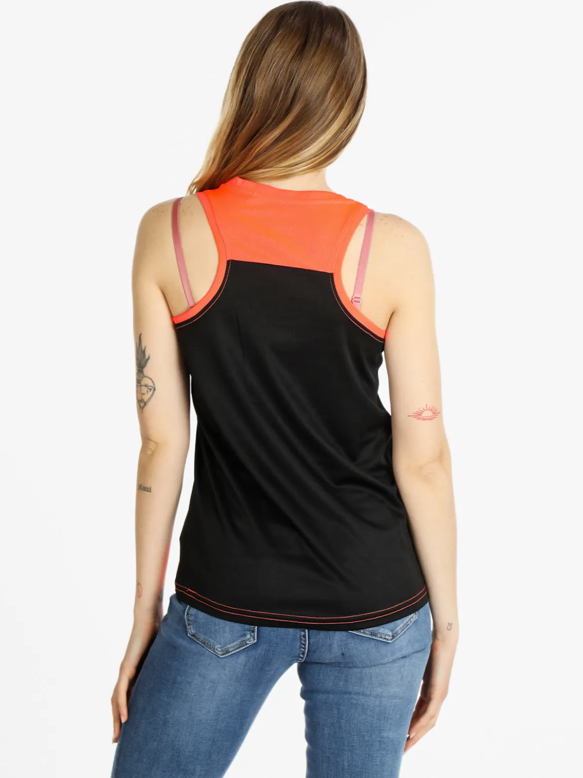 Athl Dpt Canotta sportiva donna bicolor