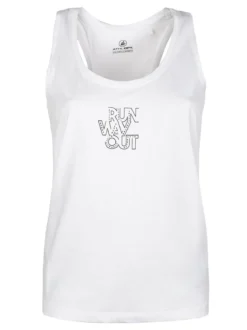 Athl Dpt Canotta sportiva donna con strass