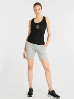 Athl Dpt Canotta sportiva donna con strass