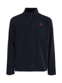 Athl Dpt Felpa da uomo mezza zip in micropile